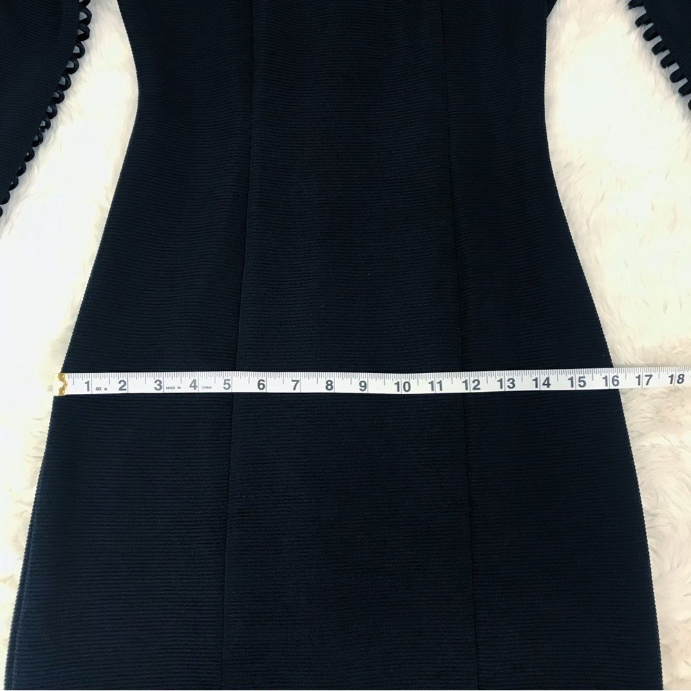 Vtg. 80s Joseph Ribkoff Dark Navy Form Fitting, Elegant, Artsy & Sexy🌹💕 - Picture 11 of 14